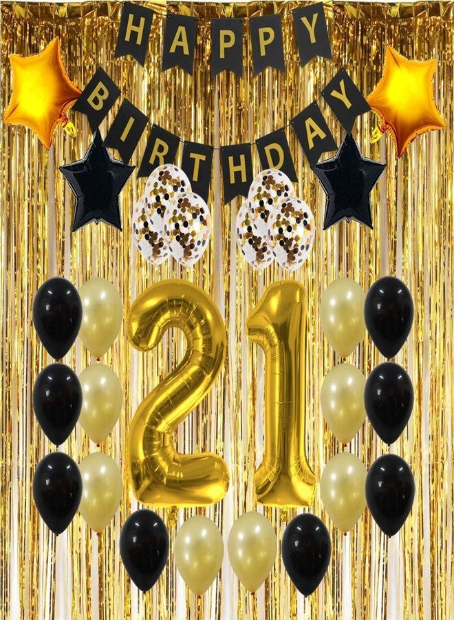 Luxaar Happy Birthday Banner Decoration for Birthday Celebration for All Age People with tag (Black) - Image 5
